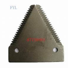 Harvester Blades' Teeth