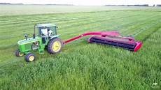 Inter-Row Drum Alfalfa Mower