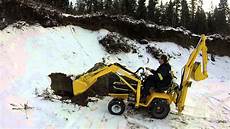 Mini Loader Backhoe