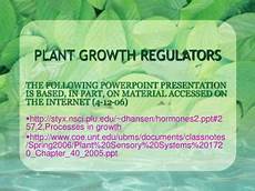 Regulators Of Plant Growth