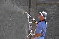 Spraying Concrete Pump